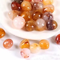 Pierres de quartz rose polies en gros, cristaux de guérison en vrac, mascotte pour les ornements de Feng Shui