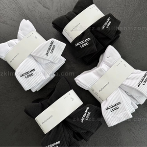 Lot de 6 Paires Chaussettes de Sport de Course Personnalisées Mi-Mollet Unisexe Homme Cheville Haute Qualité Élite Basketball Extérieur Épaisses en Coton Bouclette - Product Image 3