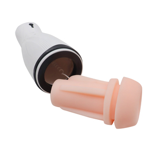 Xx Hot Automatische Thrusting Telescopische Mannelijke Masturbator Tpe Sex Product Met Zuigende Stem Vibrator Masturbatie Cup Seksspeeltjes Mannen - Product Image 4
