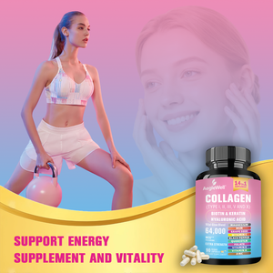 Cápsulas de Colágeno de Marca Privada Aeglewell, Producto de Belleza, Éxito de Ventas en Amazon, Vitaminas, Biotina y Queratina, Cápsulas de Ácido Hialurónico - Product Image 5