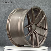 JJSEES - Fournisseur d'usine personnalisé - Jantes de course concaves profondes forgées et polies - 5x112 5x114.3 18/19/20/21/22 pouces - Pour voitures de luxe