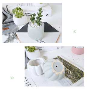 Maceta de Cerámica Hecha a Mano para Decoración Moderna <span class=keywords><strong>del</strong></span> Hogar y Hoteles, Estilo Clásico, Empaque de Lujo, Color Mate, con Revestimiento Interior Personalizable - Product Image 3