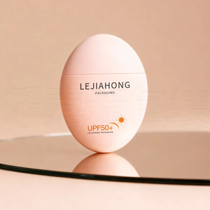 Tùy Chỉnh Ngỗng Hình Dạng Trứng 30Ml/50Ml Mặt Trời Hình Bầu Dục Lotion Chai PP/<span class=keywords><strong>PE</strong></span> Kem Chống Nắng Chai Cho Chăm Sóc Cá Nhân Kem Tay Mặt Lỏng Bột - Product Image 1