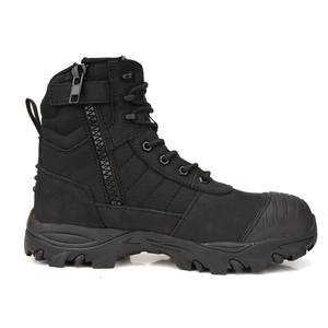 DSF53 Coffee Brown Chelsea Leather Safety Boots Oil Resistant Casual Working <b>Shoes</b> Anti puncture sole <b>safe</b> <b>shoes</b> work wear - Product Image 6