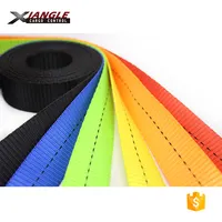 25mm 다채로운 래싱 스트랩 래칫 스트랩 캠 버클 스트랩 끝없는 또는 소프트 루프 넥타이 사용