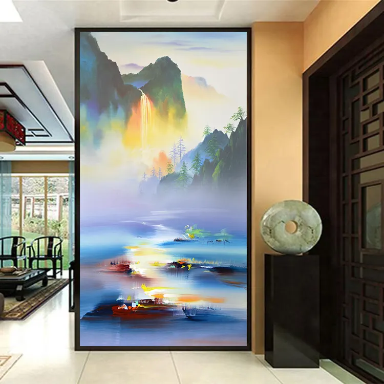 Factory Price Home Decor Nature Landscape Painting Modern Decorative Pictures Painting Canvas Wall Art