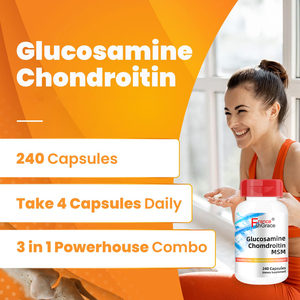 Fabricante de Suplementos Dietéticos de Glucosamina y Condroitina, Apoya la Salud de las Articulaciones con MSM, 240 Cápsulas de Glucosamina y Condroitina - Product Image 5