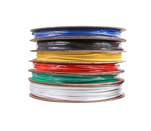 ท่อหดความร้อน PE แรงดันต่ำขนาด200ม. * 2มม. สีต่างกัน0.6มม.-180มม. สำหรับวัสดุและส่วนประกอบของฉนวน - Product Image 1