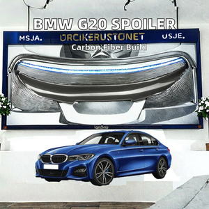 Spoiler del ponte posteriore in fibra di carbonio reale per BMW serie 3 G20 G28 M340i 330i singola e doppia posizione materiale CF di alta qualità - Product Image 2