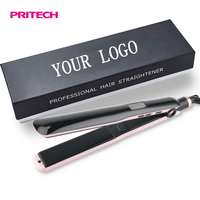 PRITECH — fer à lisser pour cheveux en céramique et aluminium, professionnel, irisés, ion négatif