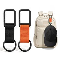 Clip de fixation pour casquette de baseball, mousqueton robuste à double verrouillage pour sac à dos, bagages, sac, essentiels pour les vacances en plein air et les croisières