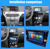 Lecteur multimédia GPS DSP Android 12 avec CarPlay sans fil intégré, écran tactile OLED 7 pouces 2DIN, 1 an de garantie pour Opel Astra H G J Vectra