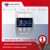 Autoradio Android 10 pouces 2+32G CarPlay sans fil Android Auto pour Jeep Liberty 2008-2012 IPS DSP GPS FM RDS WIFI OEM