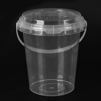 Gobelets en plastique réutilisables 16/32/40oz PP transparent jetables pour jus de fruits perle boisson Bubble Boba Thé au lait Vasos Plastico seau tasses