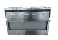 Barbecue au charbon de bois encastrable de 32 pouces en acier inoxydable 304 de qualité commerciale de luxe avec dispositif de sécurité anti-déchets d'oxygène pour barbecue extérieur