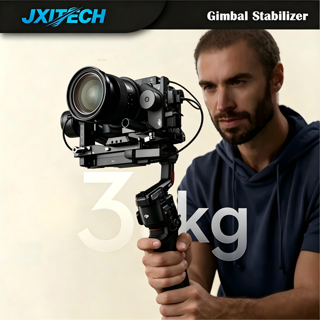 D J I RS4 3- Gimbal Stabilizer 3KG Payload 2nd-Gen Vertical Shooting for Mirrorless Camera Filmmaking for V5.0 4800mAh