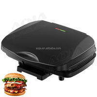 AOJA Nouvelle arrivée Machine à steak antiadhésive de cuisine électrique Machine à hamburger Machine à serpent pour le petit-déjeuner adapté aux enfants pour un usage domestique