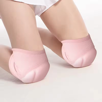 Éponge épaisse antidérapante Beige/noir Pole Dance Grip collant Silicone genouillères Compression ouverture conception danse éponge genouillères