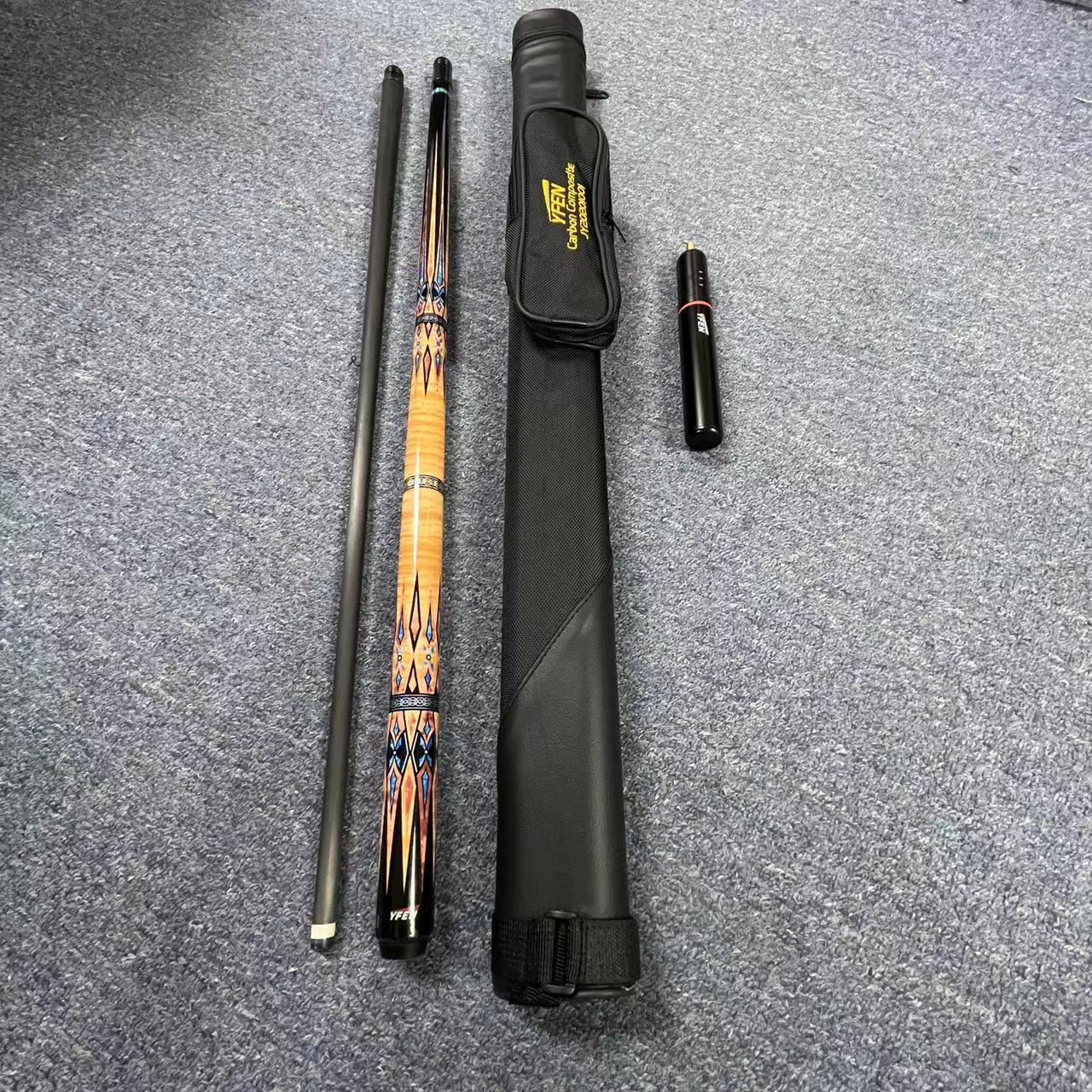High-tech Yfen Carbon Fiber Shaft Pool Cue Stick - 11.75mm