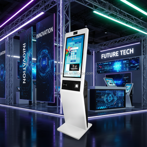 Kiosque de point de vente à écran unique avec écran tactile personnalisé de 21,5 pouces, imprimante de reçus intégrée, <span class=keywords><strong>lecteur</strong></span> de codes QR, <span class=keywords><strong>lecteur</strong></span> NFC - Product Image 5
