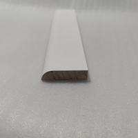 Moldura de pino Radiata de madera maciza y moldura de rodapié de madera decorativa imprimada