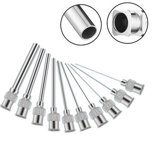 1นิ้ว25มม. เครื่องจ่ายเข็มโลหะสแตนเลสกาวปลายทื่อเข็มอุตสาหกรรมเข็มฉีดกาว8-32กรัม - Product Image 2