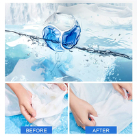 IKEDA 3L Capsules de détergent liquide à lessive jetables Ingrédients chinois pour le lavage des vêtements en boîte pour la salle de bain