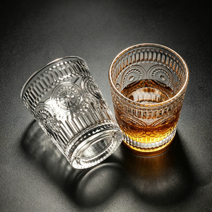 <span class=keywords><strong>Verre</strong></span> à shot <span class=keywords><strong>vintage</strong></span> gaufré sans plomb de haute qualité 55 ml, base lourde, pour whisky, expresso, tequila, vodka, avec logo personnalisé - Product Image 3