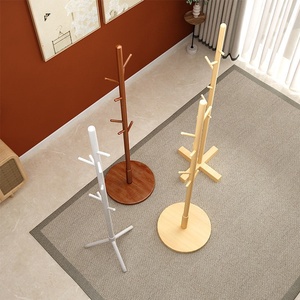 Stile moderno in legno massiccio <span class=keywords><strong>appendiabiti</strong></span> Baiqing stendino per vestiti semplici per camera da letto stendino verticale <span class=keywords><strong>appendiabiti</strong></span> - Product Image 3