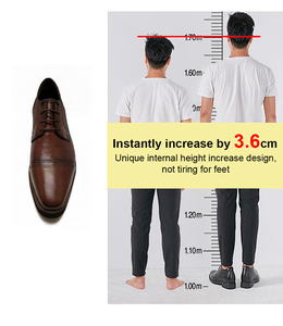 7 cm di altezza crescente pelle marrone formale ascensore Chukka <span class=keywords><strong>scarpe</strong></span> da <span class=keywords><strong>uomo</strong></span> <span class=keywords><strong>con</strong></span> <span class=keywords><strong>tacco</strong></span> nascosto 2.8 pollici Custom partito da <span class=keywords><strong>uomo</strong></span> <span class=keywords><strong>scarpe</strong></span> eleganti - Product Image 6