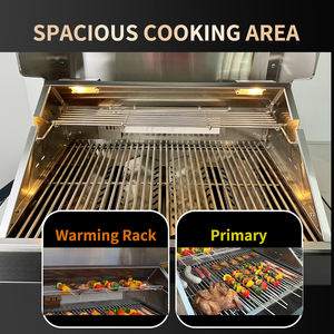 Station de barbecue à gaz d'extérieur en acier inoxydable, ensemble de barbecue de <span class=keywords><strong>cuisine</strong></span> avec évier - Product Image 4