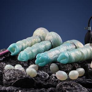 Céladon Dieu Arbre Fantasy Ovipositor Alien Gode Fantasy Créature Lay Egg Pompe À Air Masturbateur Butt Plug Adult Sex Toys En Gros - Product Image 1