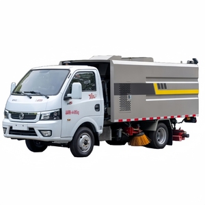 Camion balayeuse Euro 3 à bas prix en Chine, camion balayeuse routière 6m3 avec livraison rapide - Product Image 1
