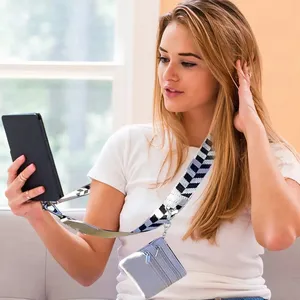 2026 <strong>for</strong> Customized Logo Crossbody <strong>Phone</strong> Strap with Zippered Pouch Clip and <strong>Lanyard</strong> 160 CM Length <strong>for</strong> Women - Product Image 4