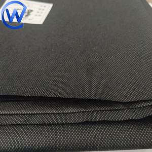 Barrera de malezas de 6 oz, hoja de plástico antimalezas para agricultura sin tejer, lonas para Control de malezas, <span class=keywords><strong>manta</strong></span>, tela 50-150G/M2, forro polar de jardín negro - Product Image 2