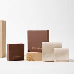 Lionwrapack OEM, изысканная шкатулка для ювелирных изделий на заказ, ожерелье, серьги, ящик для упаковки, набор коробок для украшений - Product Image 5