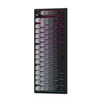 Nuevo Teclado Mecánico para Juegos de Laptop, Personalizable, Trimodal (Cableado/2.4G/RGB), PBT, Batería Recargable, Diseño con Grabado Lateral, 81 Teclas