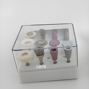 Kit di 12 Pezzi per Lucidatura in Silicone, Strumenti per Resina, Porcellana e Zirconia, Macchina a Bassa Velocità con Impugnatura Flessibile, Materiali di Consumo Dentali - Product Image 4