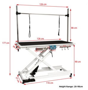 PetFit <span class=keywords><strong>Prix</strong></span> de gros Table de beauté pour chien Salon de toilettage professionnel Table de toilettage pour animaux de compagnie élévatrice électrique Bureau antidérapant - Product Image 2
