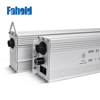 Alimentation LED étanche non isolée à entrée CA 200-480V, contrôle indépendant double canal, gradation, indice de protection IP65 pour éclairage public