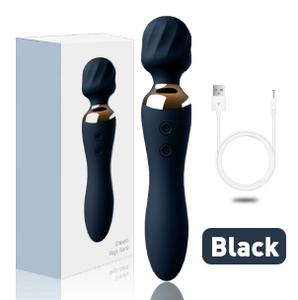 Presa di fabbrica potente vibratore femminile bacchetta massaggiatore 24 modalità a doppia testa vibratore Clit stimolatore giocattoli sessuali per adulti giocattoli sessuali - Product Image 6