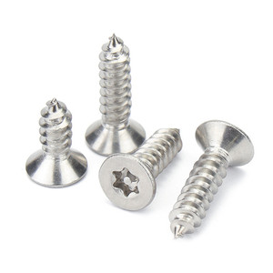 Tornillos autorroscantes Torx de cabeza plana de acero inoxidable 201 de alta resistencia M2.3 M2.6 M3 M4 M5 M6 con pasador, sistema de medición métrico - Product Image 3