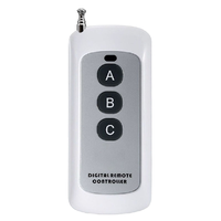 Transmisor de fabricación con antena multibotón 433Mhz código de aprendizaje EV1527 Control remoto para puerta de garaje automática YET185