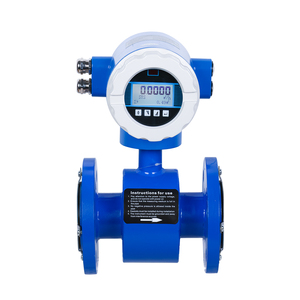 Meteran aliran air lapisan 220V PTFE pabrikan Cina meteran aliran elektromagnetik - Product Image 1