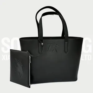 Custom Logo Luxury Embossed Square Leather Womens Tote Shoulder Bags For Women Purses And Handbags