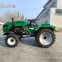 Tractor de 20HP, 25HP, 30HP, 4x4, Mini Tractor Agrícola Compacto para Granja, Pequeño Tractor para Jardín, Precios de Venta