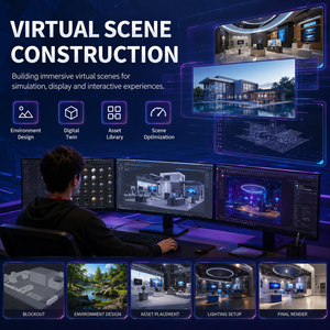 9D <strong>VR</strong> Shooting Arena Simulator Plastic Lightweight <strong>Hardware</strong> Quick ROI for Indoor Commercial Home Entertainment Shopping Mall Use - Product Image 2