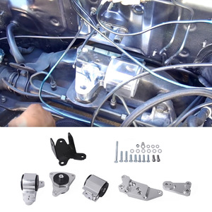 ขายึดเครื่องยนต์สำหรับ Honda Rsx Ep3 K3 ปี 2002 2006 สีเงิน พร้อมชุดอุปกรณ์ - Product Image 4