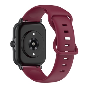 Correa de Silicona con Hebilla de Mariposa para <span class=keywords><strong>Amazfit</strong></span> GTS3/GTS2/GTS2 <span class=keywords><strong>MINI</strong></span>/BIP3/<span class=keywords><strong>Bip</strong></span> <span class=keywords><strong>U</strong></span>/<span class=keywords><strong>BIP</strong></span> 1, Diferentes Tamaños, Correa de Reloj a Bajo Precio - Product Image 2