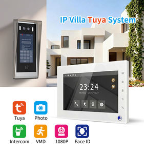 ชุดออดวิดีโออินเตอร์คอมควบคุมด้วยเสียงผ่านแอป Tuya รุ่น F4+3*V7 ความละเอียด 1080p กันน้ำ เหมาะสำหรับบ้านพักตากอากาศ - Product Image 2